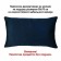 Pillowcase decorative plain, size 50x70 cm