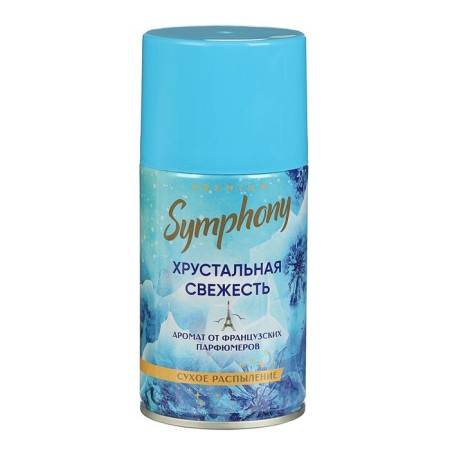 Symphony Automatic Premium air freshener "Crystal Freshness", Fixed cylinder, 250 ml