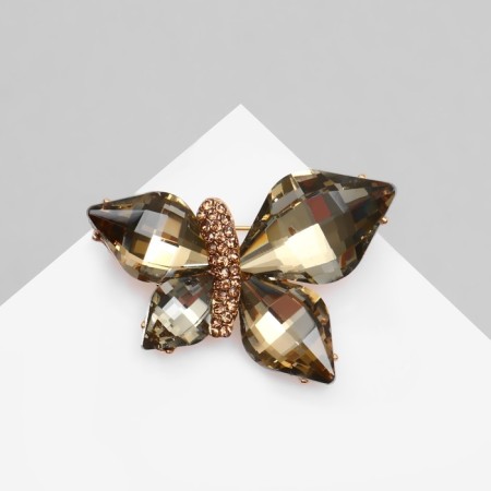 Brooch "Butterfly" large, color gold