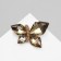 Brooch "Butterfly" large, color gold