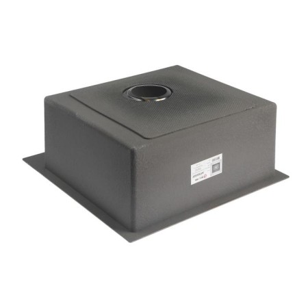 Kitchen sink Aflorn AF95050F, Sredal, S = 3.0 and 0.8 mm, 50x50x20 cm, siphon, graphite-3
