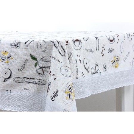 MEIWA tablecloth, rectangular, 152 x 228 cm, beige color-1