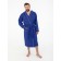 Male robe with a hood, size 54, blue color