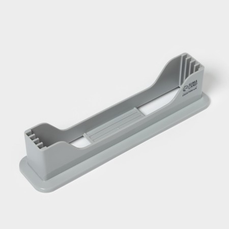 Boards cutting shares, set 4 pcs, on a stand, plastic, 33 × 8 × 24 cm, gray-9