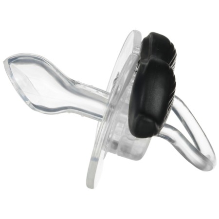 Silicone orthodontic dummy "cat", from 0 months, with a cap-4
