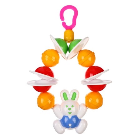 Suspension - a rattle "Sunny Bunny" on a crib, stroller, color mix, aelytes