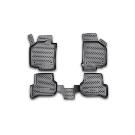 Rugs in the SEAT Leon 10/2007-2016 salon, 4 pcs. (polyurethane)
