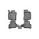 Rugs in the SEAT Leon 10/2007-2016 salon, 4 pcs. (polyurethane)