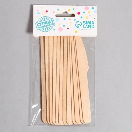 Wooden knives, 12 pcs-2