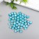Beads for creativity plastic "Marble. Blue" d = 0.8 cm set 20 grams