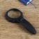 Classic magnifier with a backlight 6x, d = 6.5 cm, 2 AAA batteries