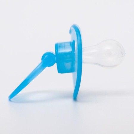 Nipple - Silicone dummy classic, from 0 months, with a cap, the color of the blue-3