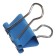 Paper clamps set are 15mm, 12 pieces, 4 colors, in a cardboard box