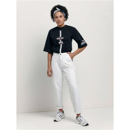 Jeans of trouser cut female Conte Elegant, size L, color White-3