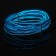Cartage neon thread for lighting salon, 12 V, 5 m, blue power adapter
