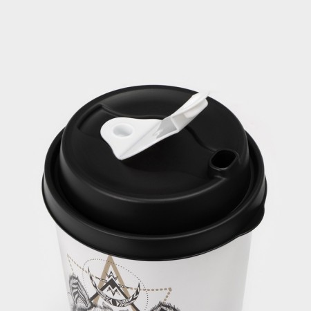 A plastic glass with a valve "Animals", 550 ml-3