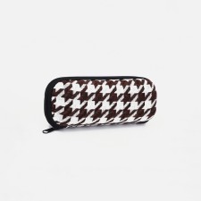 Lightning glasses case, brown color