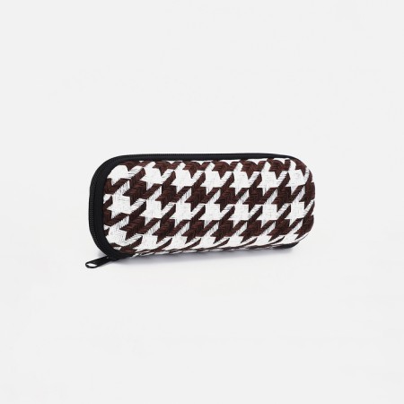 Lightning glasses case, brown color