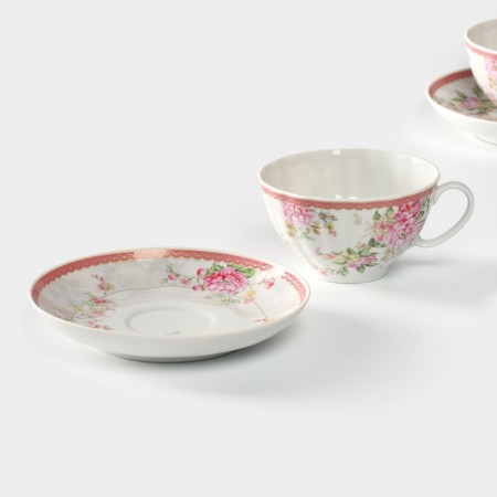 Porcelain tea set "Flower waltz", 4 items-3