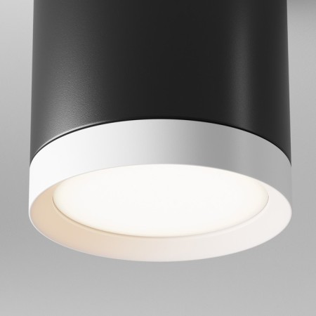 Technical C086CM-GX53-MRD-BW, 1XGX53, 15W ceiling lamp, 8.5x8.5x9.6 cm, black and white color-1