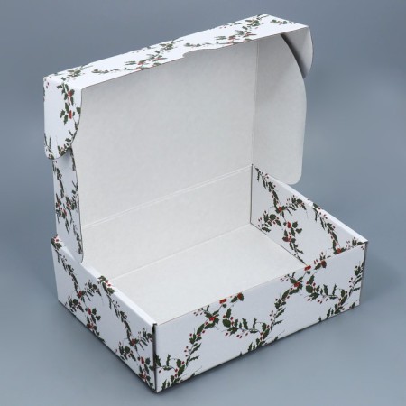 Folding box "Retro Post", 30.7 x 22 x 9.5 cm, New Year-3