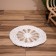 Wicker rug round 50 cm