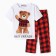 New Year. Pajama Children's Kaftan Best Friends size 36 (134-140 cm)