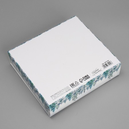 Gift Box "Fairytale New Year", 20 x 18 x 5 cm, without tape, New Year-4
