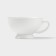 Tea steam porcelain Magistro "Blanche", 2 items: a cup 250 ml, a saucer d = 15.5 cm, white color