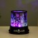 Night Projector "Robots" LED USB/from Black batteries 10.8x10.8x1.5 cm Risalux