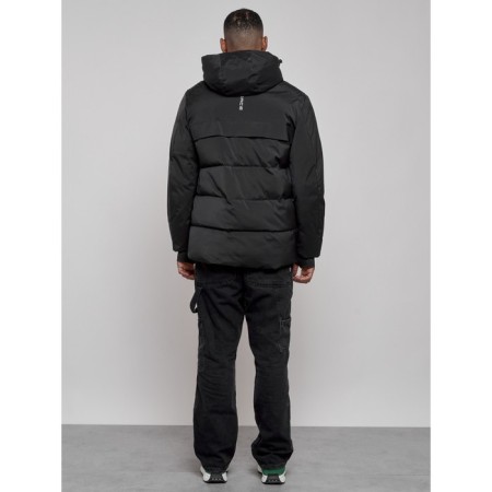 Winter ski skid male, size 54, black color-3