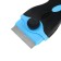 Tundra scraper, double -sided - plastic -metal, rubberized handle, 45 mm