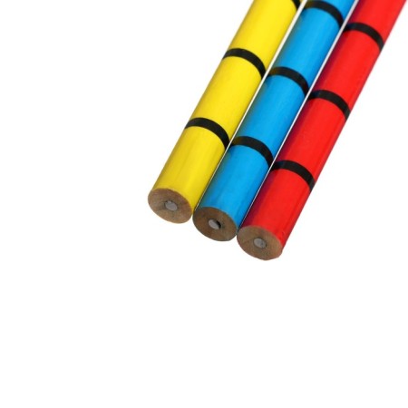 Chernographic pencil with the eraser "stripes", hardness of NV-2