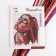 Cross -stitch "Girl", set for creativity, 20 x 25 cm