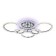LED ceiling LED with Ambrella Light, Original, Fa413, 6xLED, 132 W, 9900LUM, 3000-6400K, Chroma, Transparent, Transparent