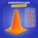 Astaphone cones, neon, 8 pieces