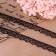 Capricon lace, 15 mm × 10 ± 1 m, black color No. 2