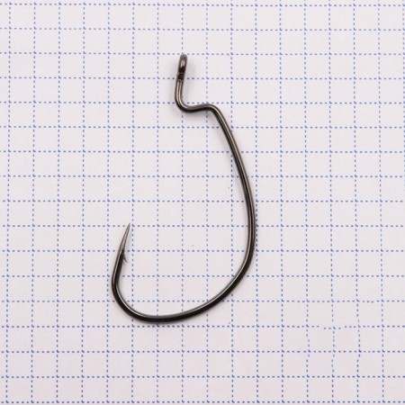 The hook KOI Hard Game Offseet, size 50 int, BN color, offset 5 pcs.
