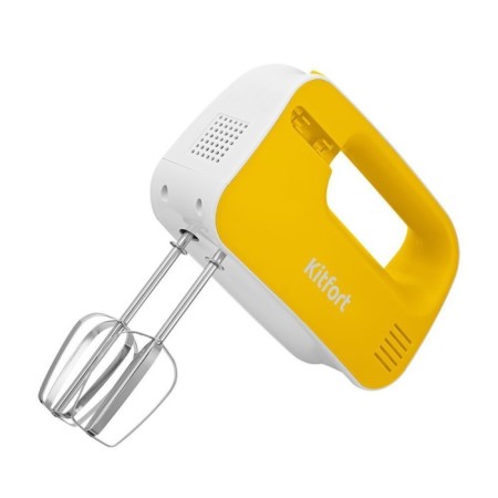 Mixer KitFort KT-3417-1, 200 W, 3 modes, cord 1 m, white-yellow