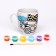 Painting mugs with paints (partial filling) "Best racer"