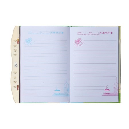 Notebook Gift Book on the castle, A6+, 48 sheets, line "Flowers", mix-7