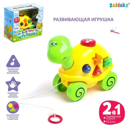 Musical toy "Musical Turtle", sound, light, color mix