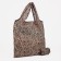 Household bag without fastener, folding, brown color