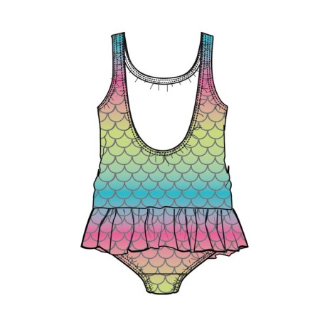 Swimsuit for the girl PlayTode, height 74 cm-3