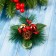 Jewelry decoration "Winter Miracle" (set 2 pcs) Bill balls, 12x11 cm
