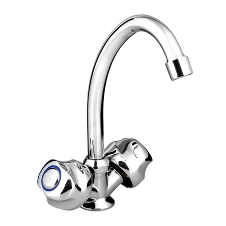 Accoona A5677 kitchen mixer, double -leaf, chrome