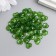 Beads for creativity Plastic "Busin Hat" set 50 pcs Transparent green 0.4x1x1 cm