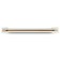 Handle-slop, m/o 128 mm, white color, with a golden insert