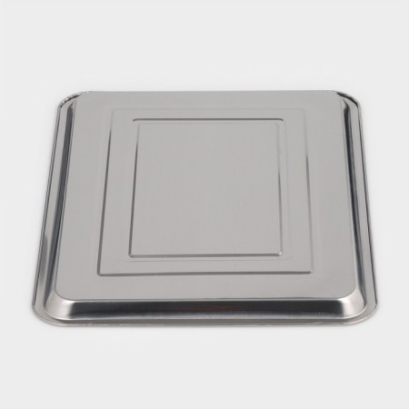 Stainless steel tray 45x35x2 cm-4