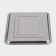 Stainless steel tray 45x35x2 cm